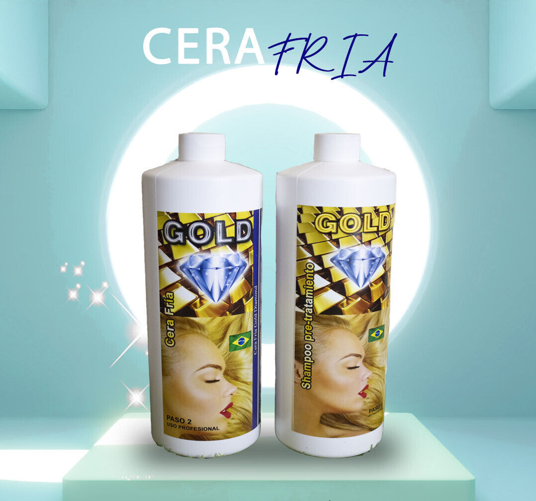 Tratamiento de Cirugia Capilar Cera Fria Keratina 32 Oz+Shampo 32 Oz La Original