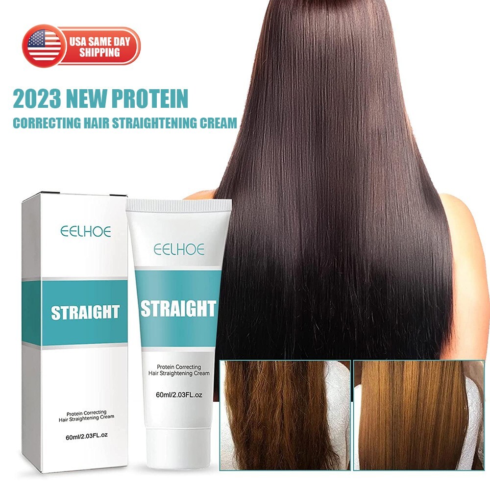 2023 Protein Correcting Straightening Hair Cream Straight Fast Smooth Silk Gloss