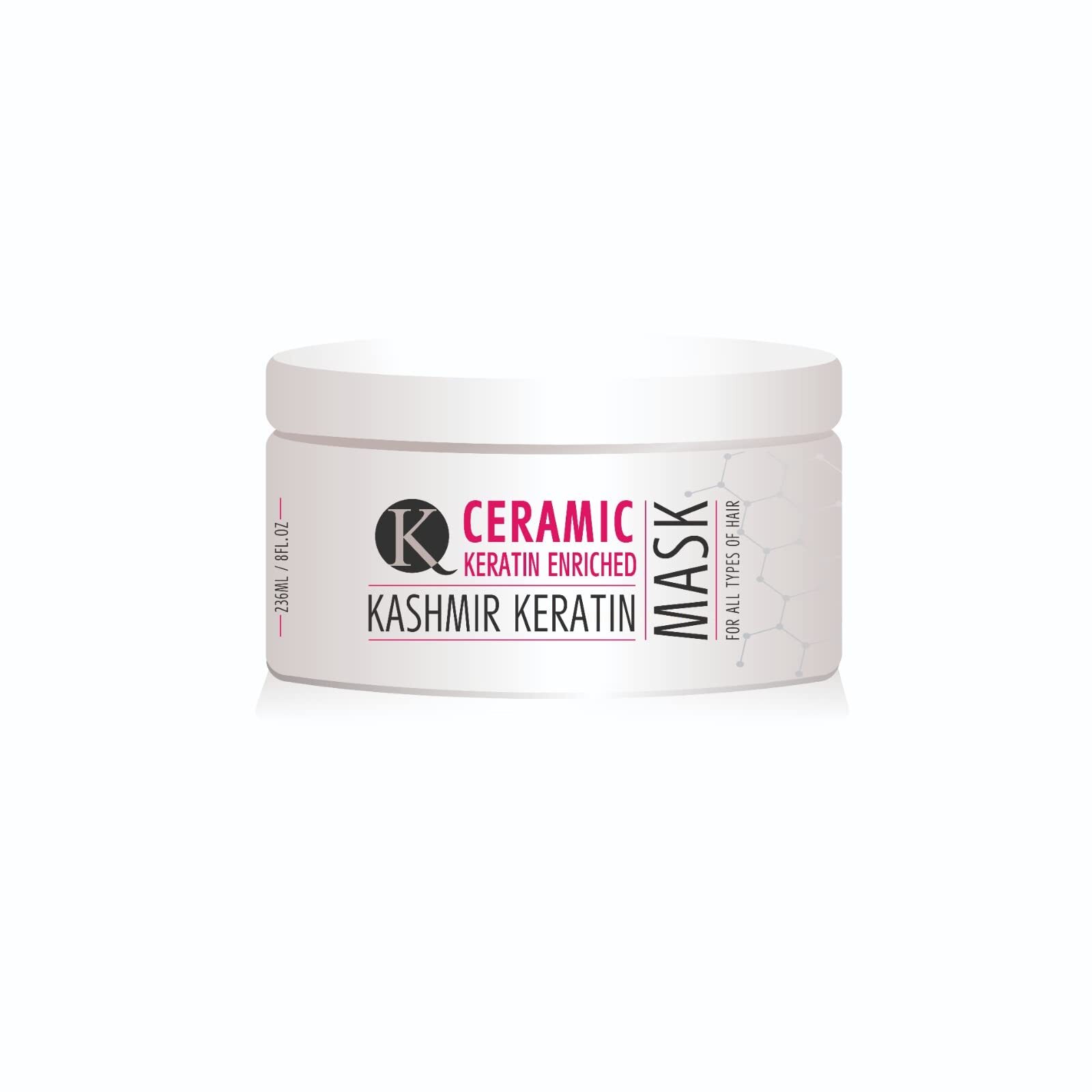 Kashmir Keratin hair mask Ceramic Mask For All Types of Hair 16 fl.oz
