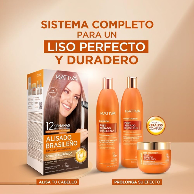 Post Keratin Straightening Treatment Shampoo, Conditioner and Mask 250ml
