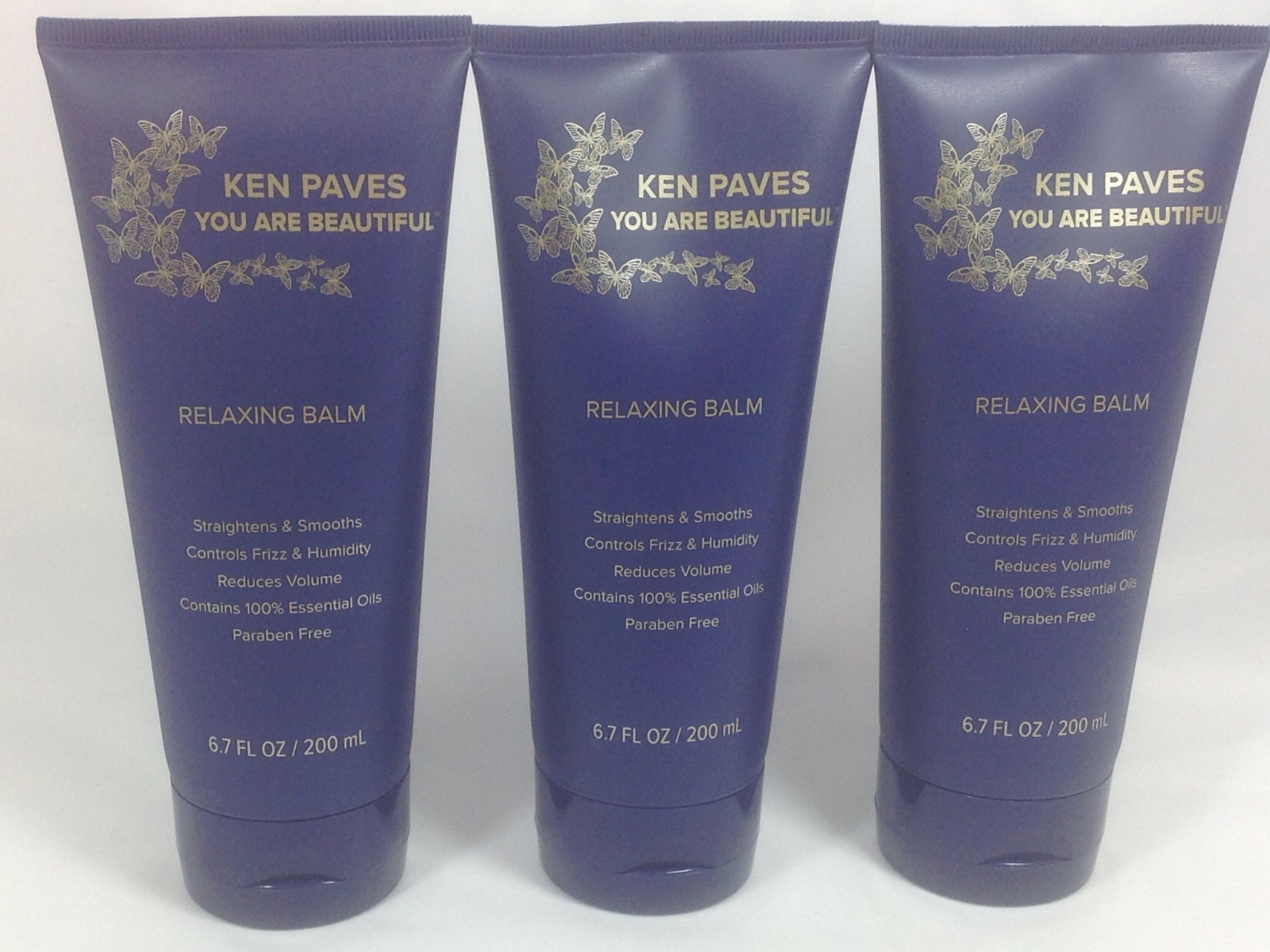 LOT OF 3X KEN PAVES YOU ARE BEAUTIFUL RELAXING BALM, 6.7 FL OZ Each.