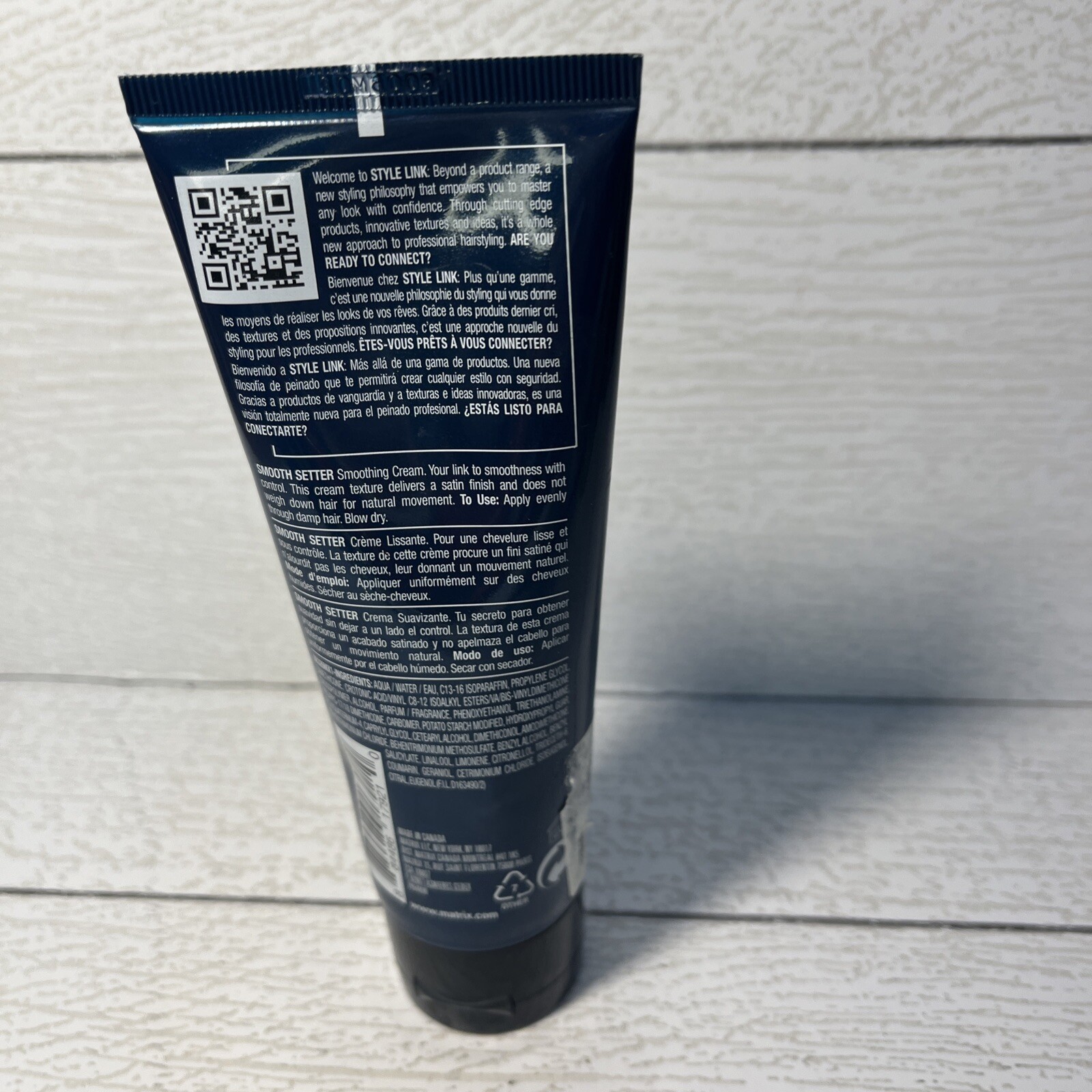 Matrix Style Link Smooth Setter Smoothing Cream 4 oz / 118 ml – NEW
