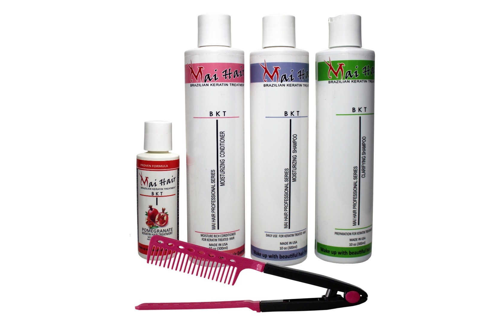 Brazilian Keratin & Argan Oil Hair Treatment Complex Kit Sulfate Free, 4-10oz