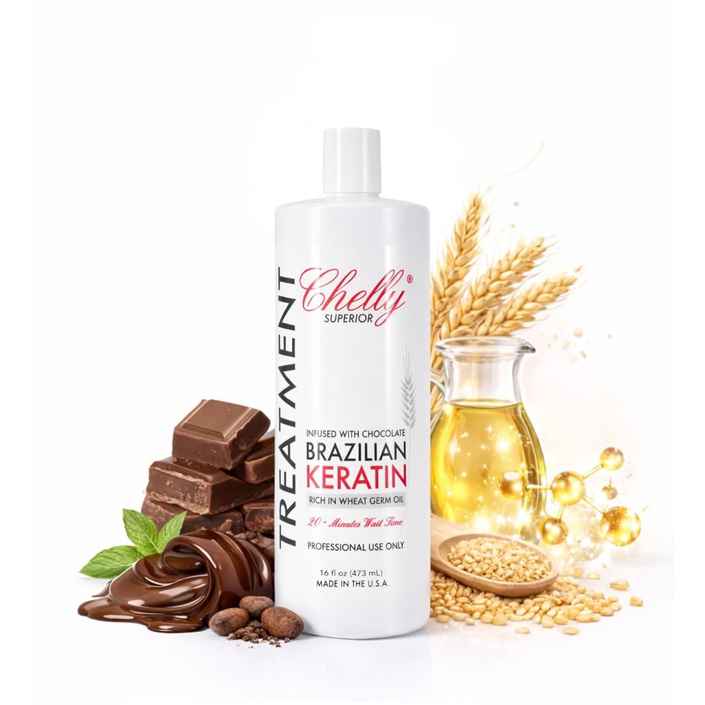 Chelly Superior Brazilian Keratin Treatment 16.0 Fl Oz, Chocolate