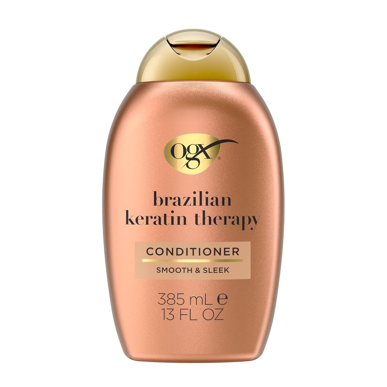 OGX Brazilian Keratin Conditioner Coconut Oil Hair Smoothing Sulfate Free Frizz