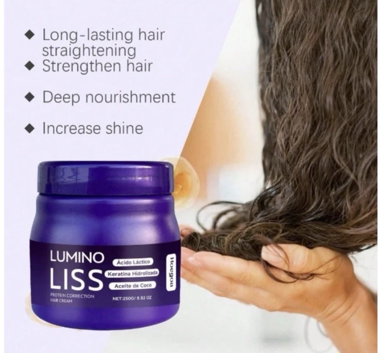 USA Lumino Liss Protein Correction Hair Cream 8.82 Oz Sealed FREE SHIP
