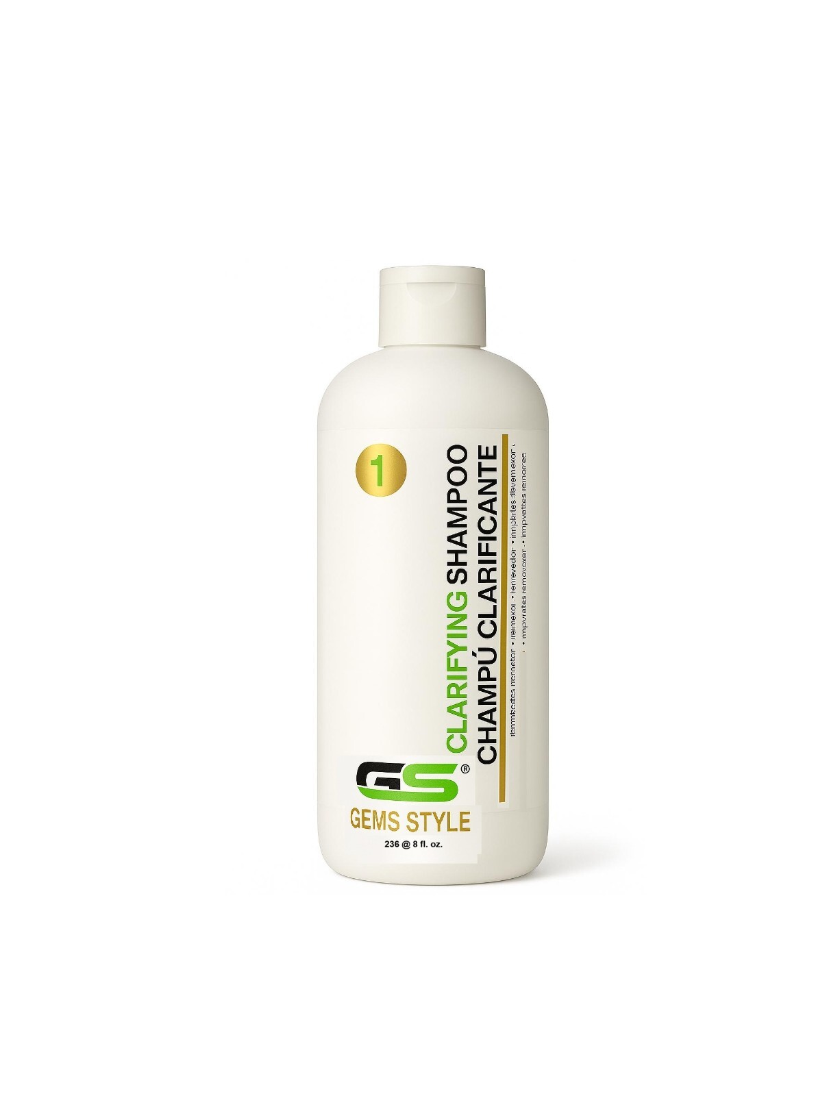 GS GEMS STYLE Clarifying Shampoo – Champú Clarificante 8 oz/ 236ML