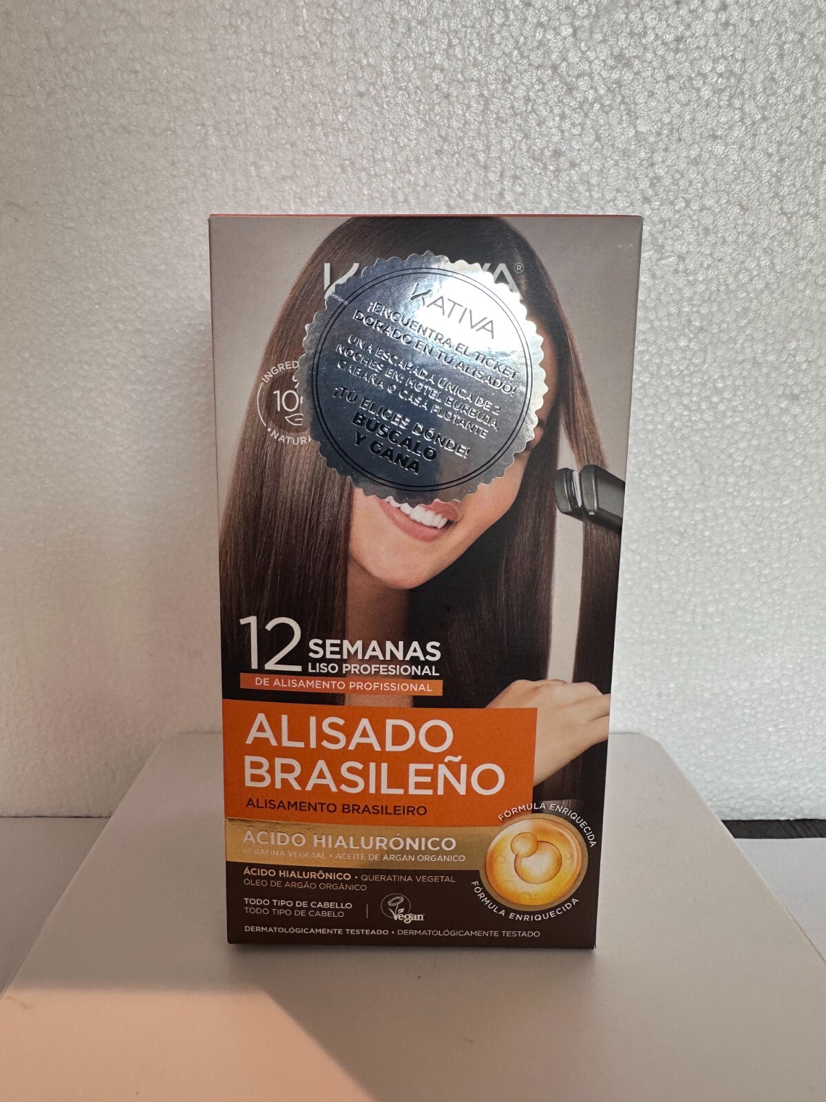 Kativa Brazilian Straightening Kit 12 Weeks of Home Use Professional Keratin