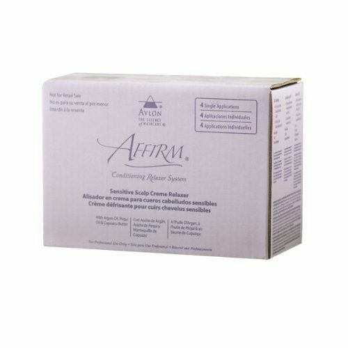 Avlon Affirm Sensitive Scalp Conditioning Relaxer 4 Kit With Free Nail File