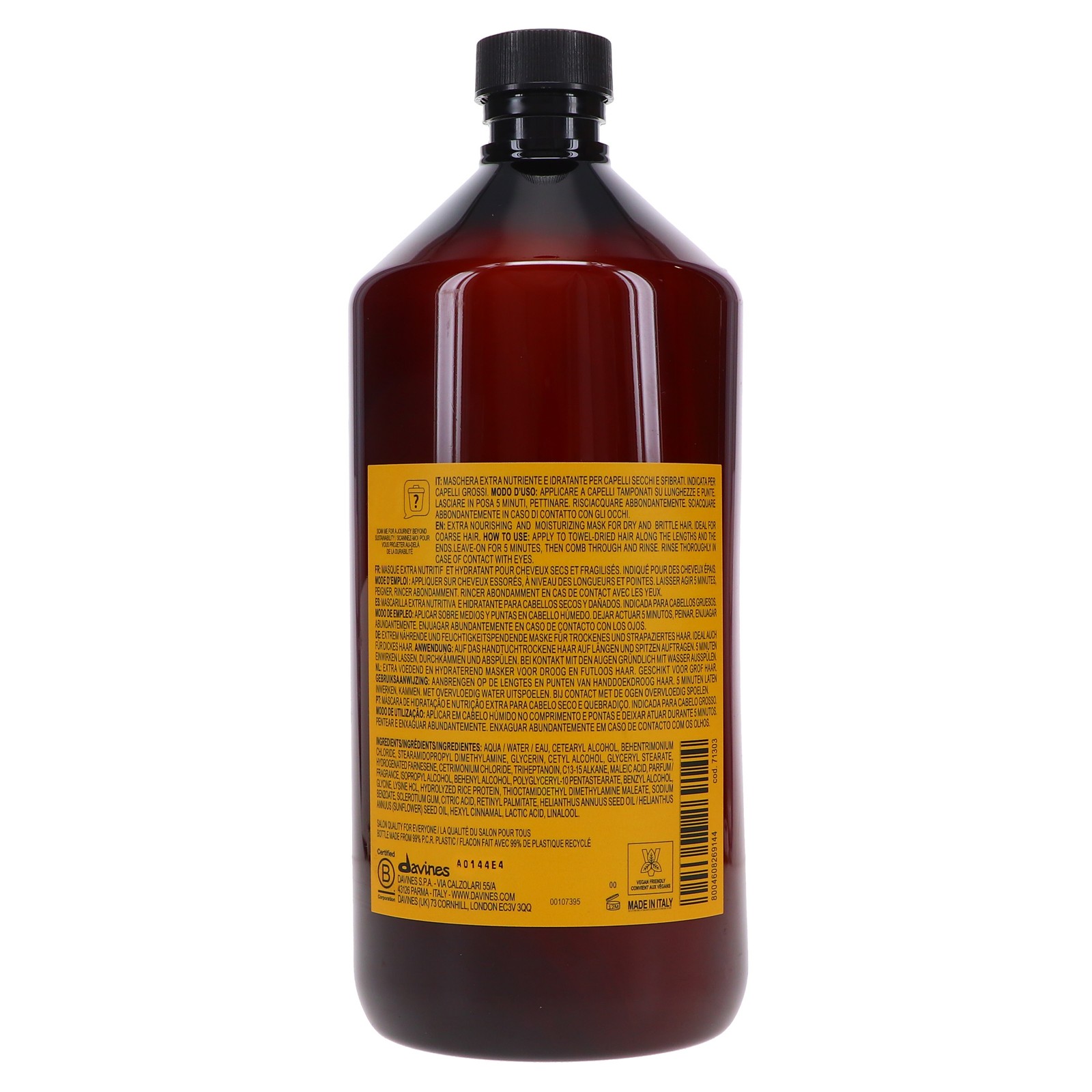 Davines NaturalTech Nourishing Vegetarian Miracle Mask 33.8 oz