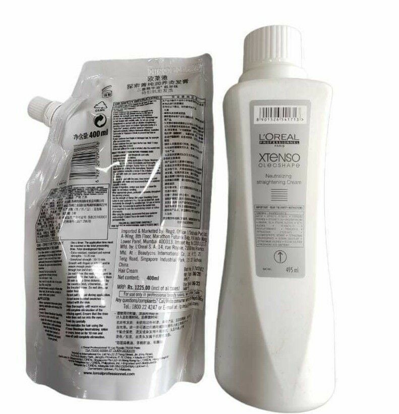 L’Oreal Paris X-Tenso 400 ml hair straightening cream + Neutraliser 495 ml