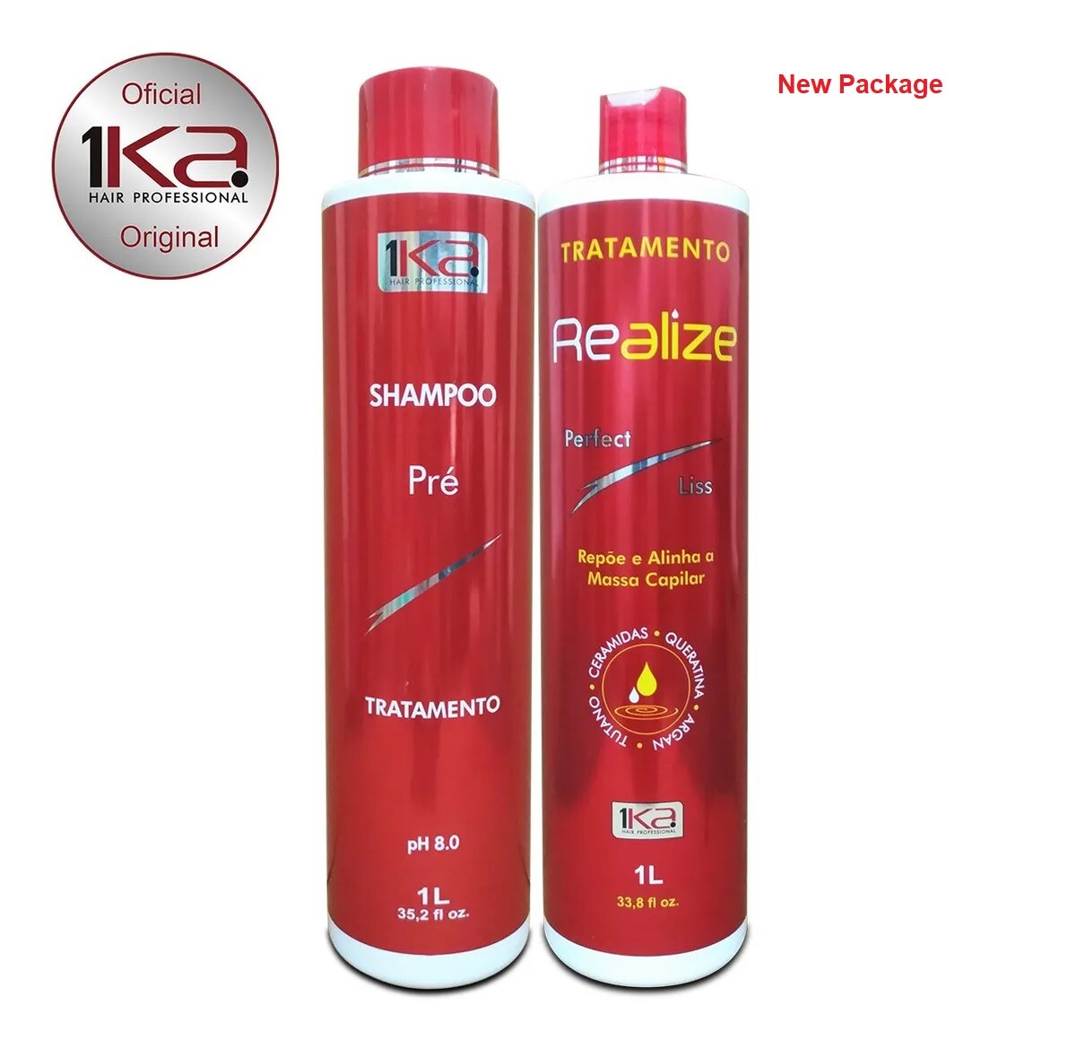 Treatment Keratin 1ka Perform Perfect Liss Progressive Brush + Shampoo Pre 1l