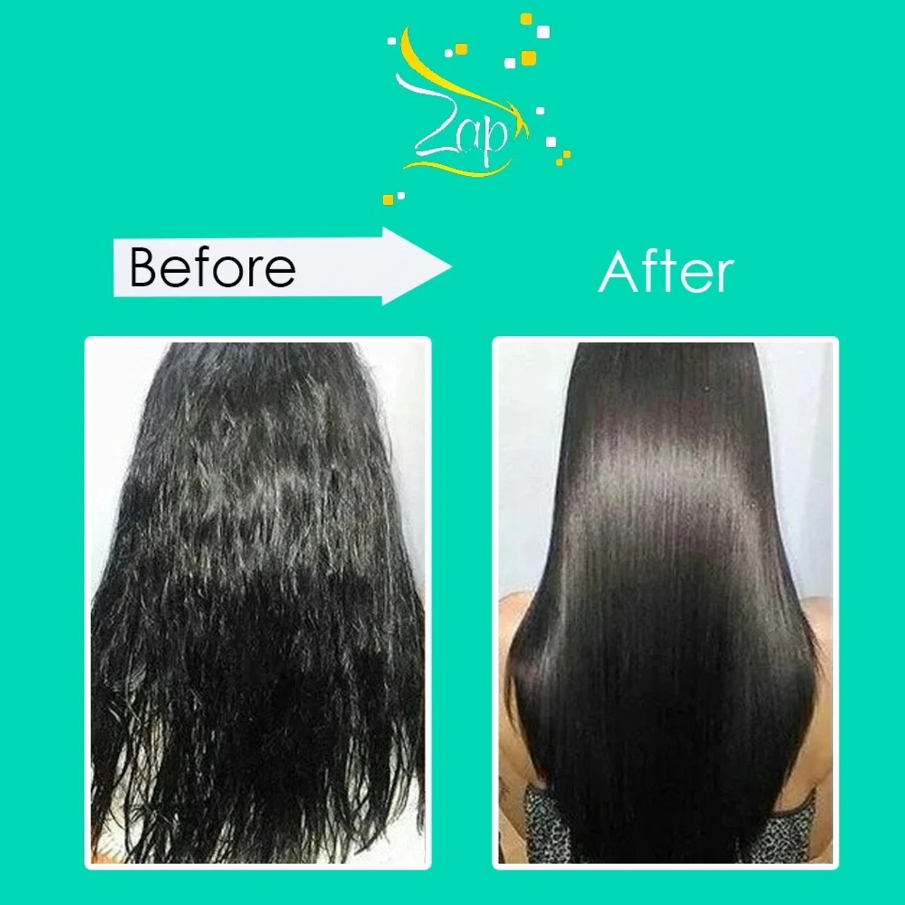 Zap All time Organic Formaldehyde Free Brazilian Keratin Treatment 2x500ml