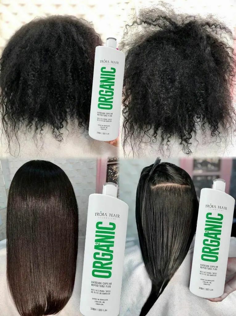 Troia Hair Organic Brazilian Keratin Treatment Progressive Brush Super Hair 2L