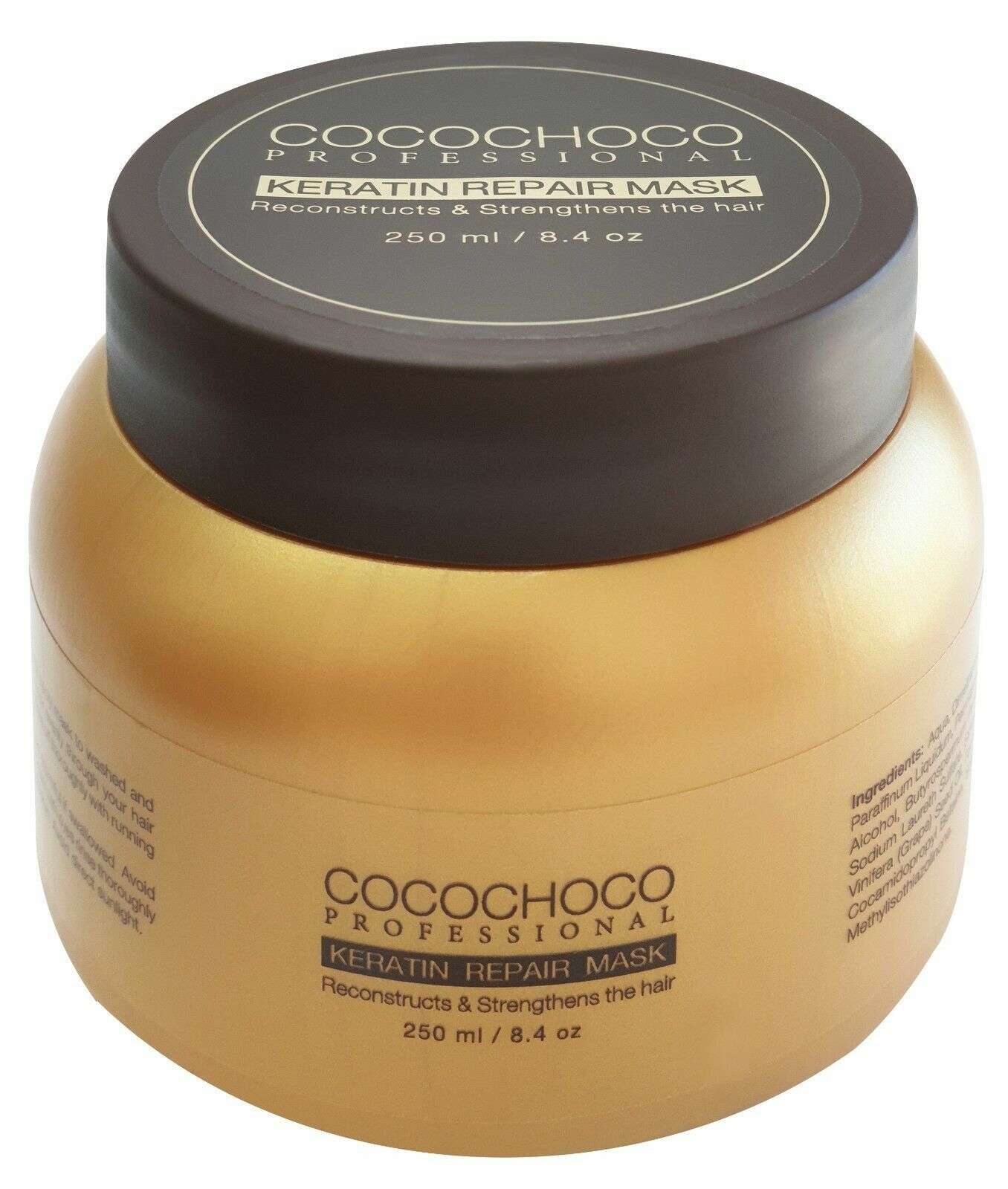 ❤❤ COCOCHOCO Pro PURE Brazilian Keratin Hair Treatment 250ml + REPAIR Mask 250ml