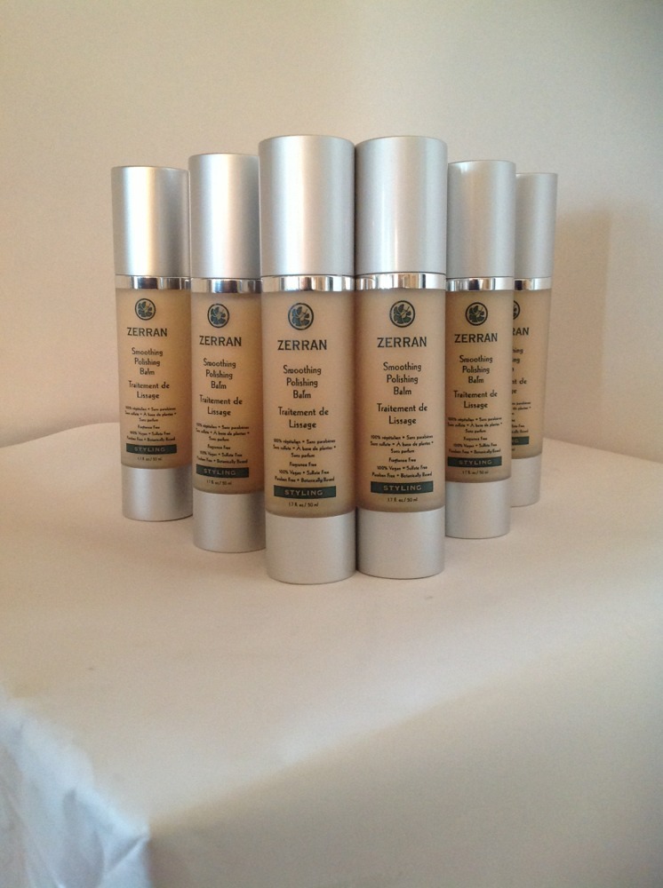 ZERRAN SMOOTHING POLISHING HAIR BALM 1.7 OZ 100% VEGAN ANTI-FRIZZ Unisex X12