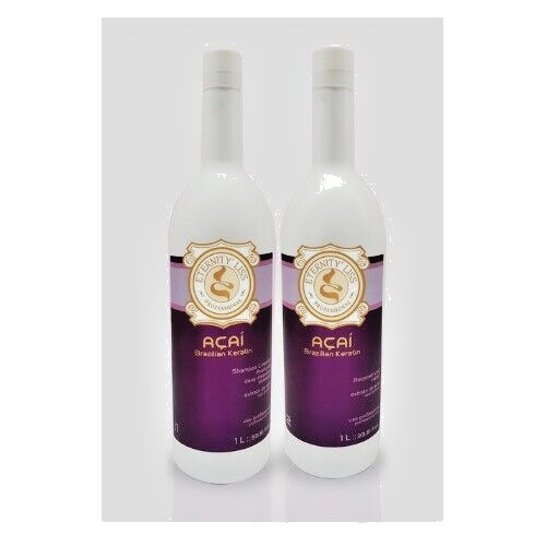Kit Eternity ‘Liss Acai Brazilian Keratin Hair Smoothing – 2x1L