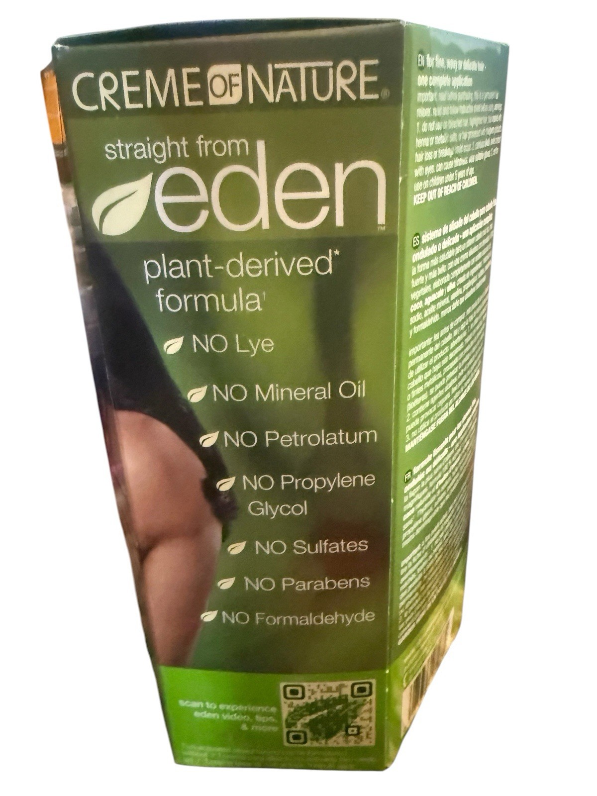 Creme of Nature Straight From Eden Strengthening Relaxer Fine Wavy Delicate Hair