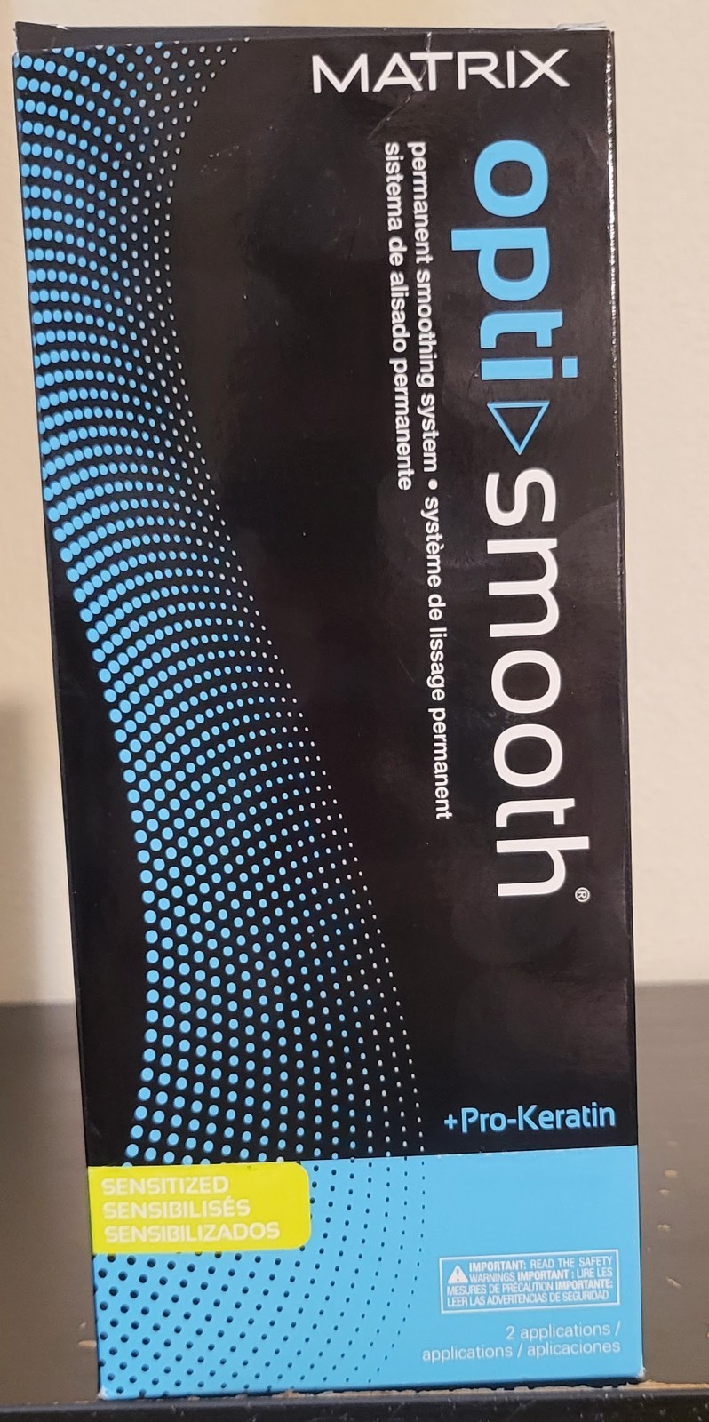 Matrix Opti Smooth Permanent Smoothing System Sensitized Hair 2 Applications