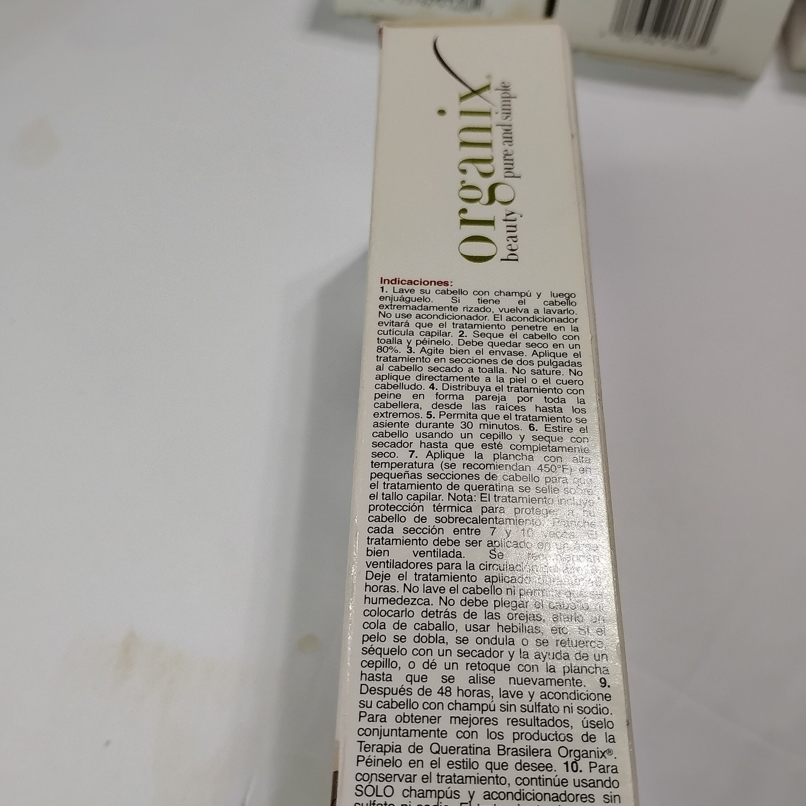 5-Organix Brazilian Keratin Therapy Smoothing Treatment Hair Care