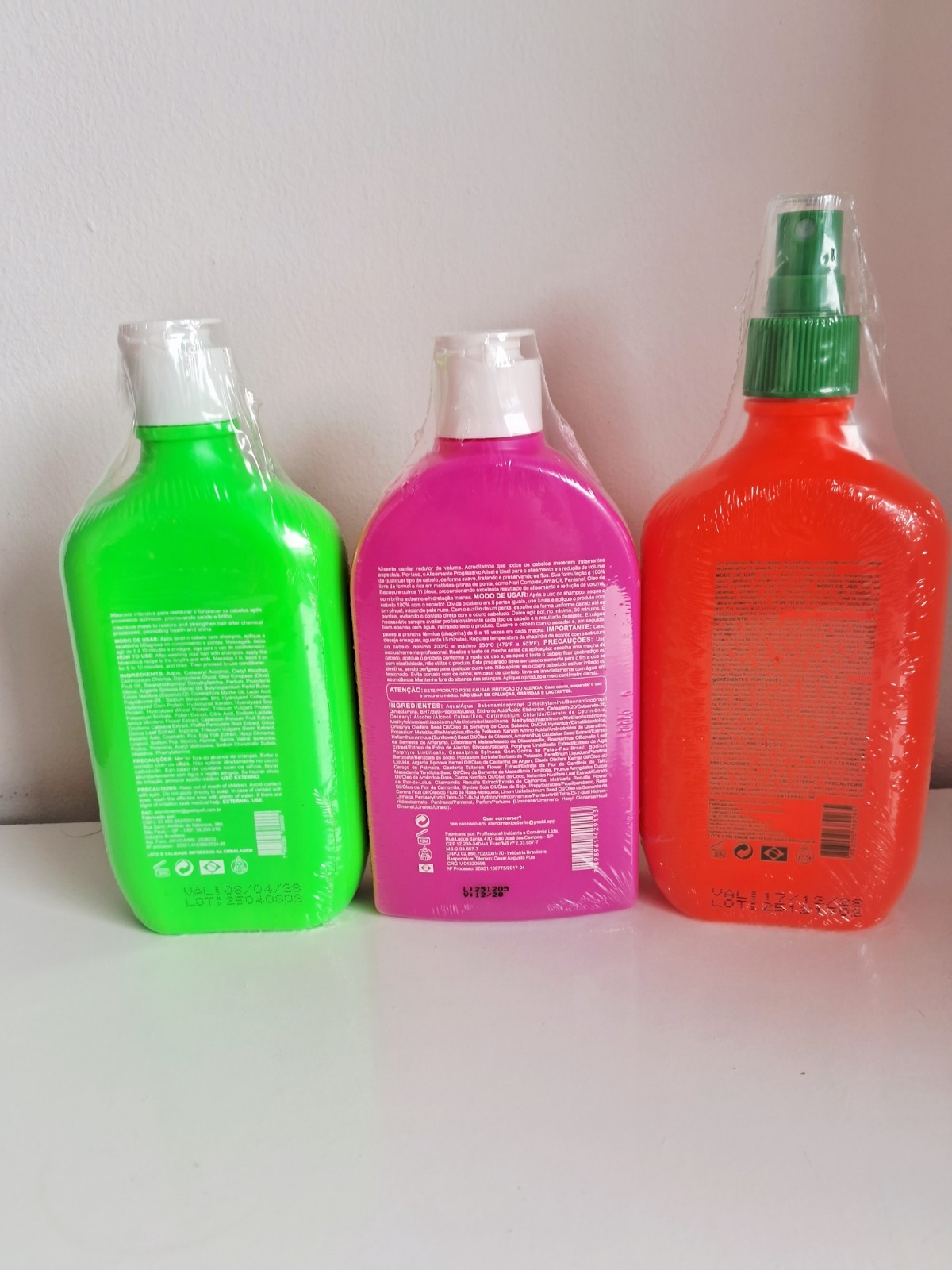 Progressive Fioterapia 250ml + Milagrosa Pós Química 250ml+Powerful Tonic 250ml