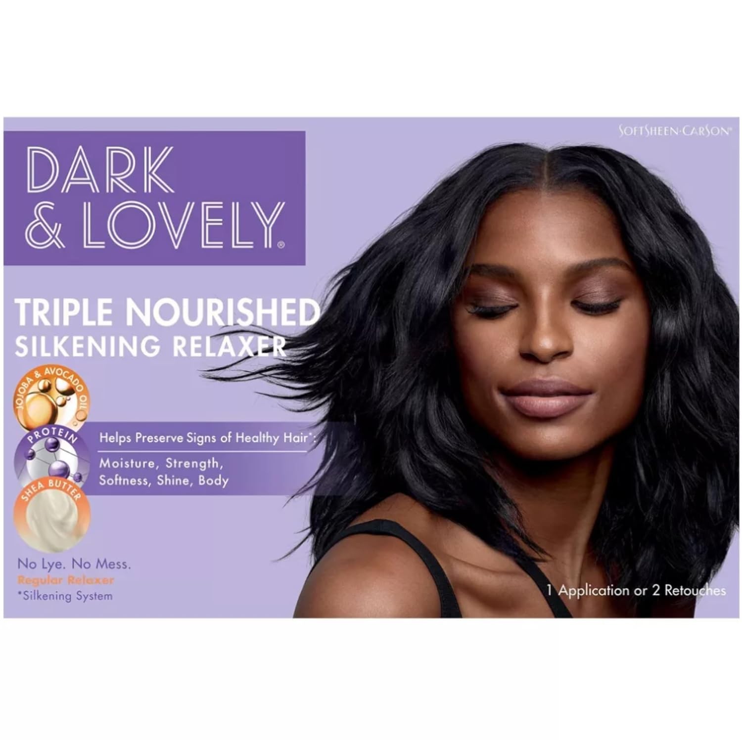 SoftSheen-Carson Dark and Lovely Triple Nourished Silkening Relaxer No-Lye Regul