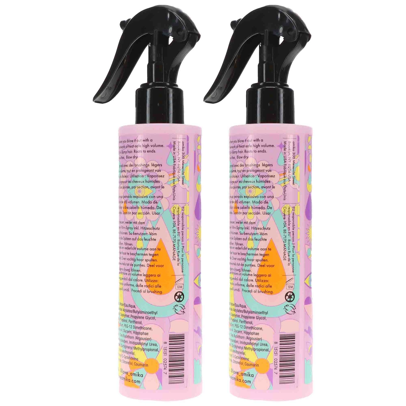 Amika Brooklyn Bombshell Blowout Spray 6.7 oz 2 Pack