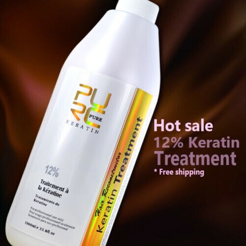 12% Pure Keratin Curly Hair Repair Treatment Professional Use Only 1000ml / 34oz