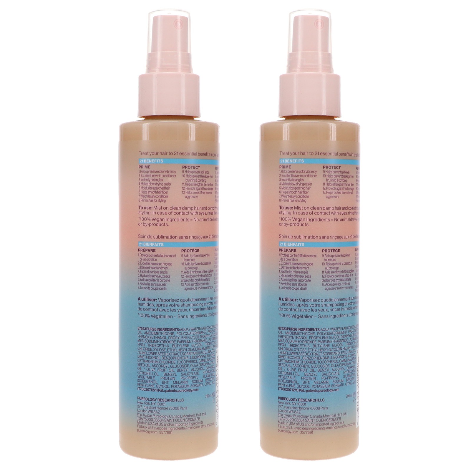 Pureology Color Fanatic 21 Essential Benefits Multi-Tasking Leave-In Spray 6.7