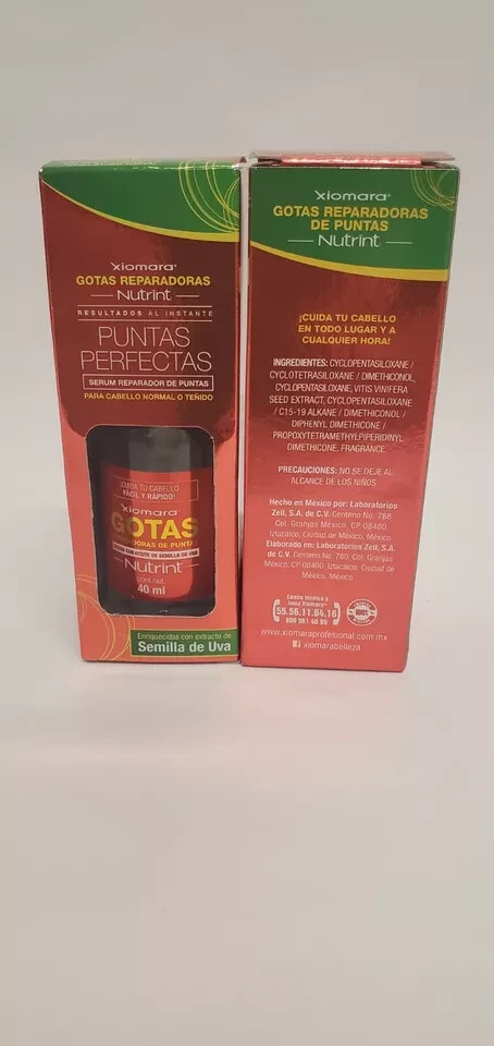 X2 XIOMARA GOTAS REPARADORAS PUNTAS PERFECTAS c/ ACEITE DE SEMILLA UVA 40ml each