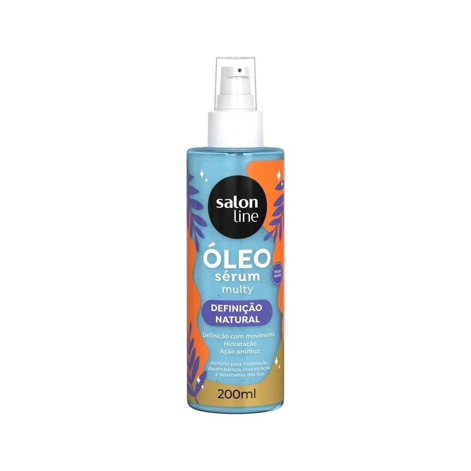 Salon Line Natural Definition 1kg Styling Cream and Serum Oil 200ml