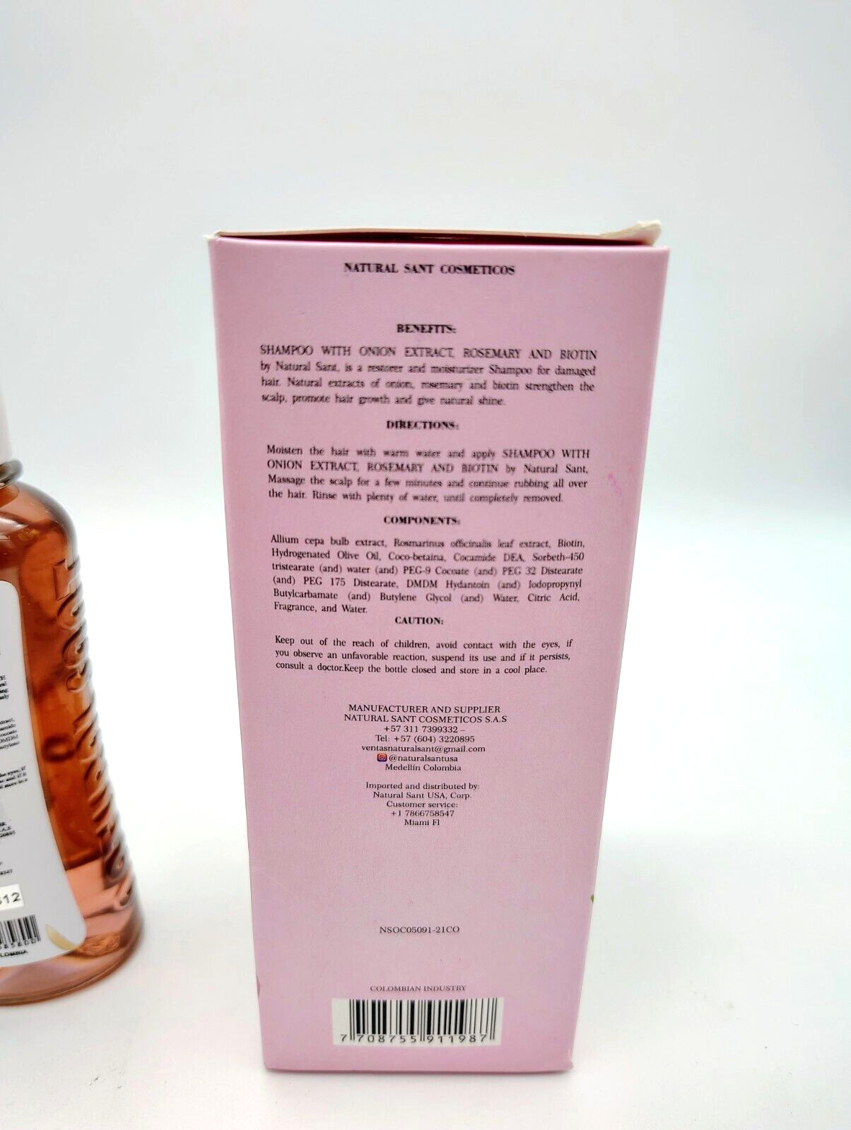 Natural Sant Keratin Hair Treatment Onion Duobox 120 ml – Onion Rosemary and …