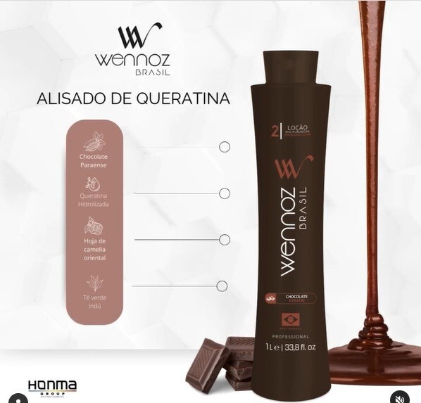 Treatment Keratin Wennoz Chocolate Keratin 2 x 33.8 Fl.Oz – Honma Tokyo