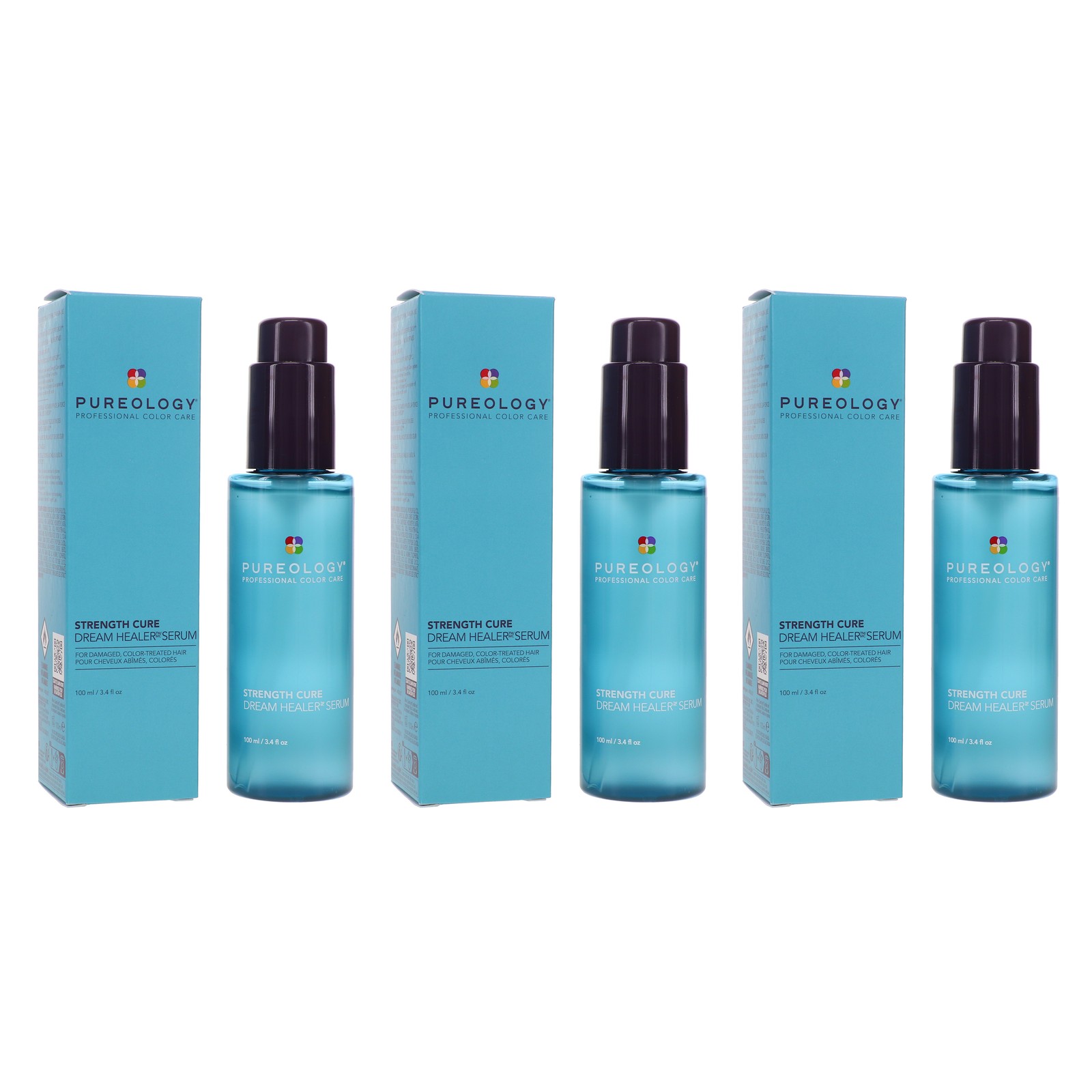 Pureology Strength Cure Dream Healer Serum 3.4 oz 3 Pack