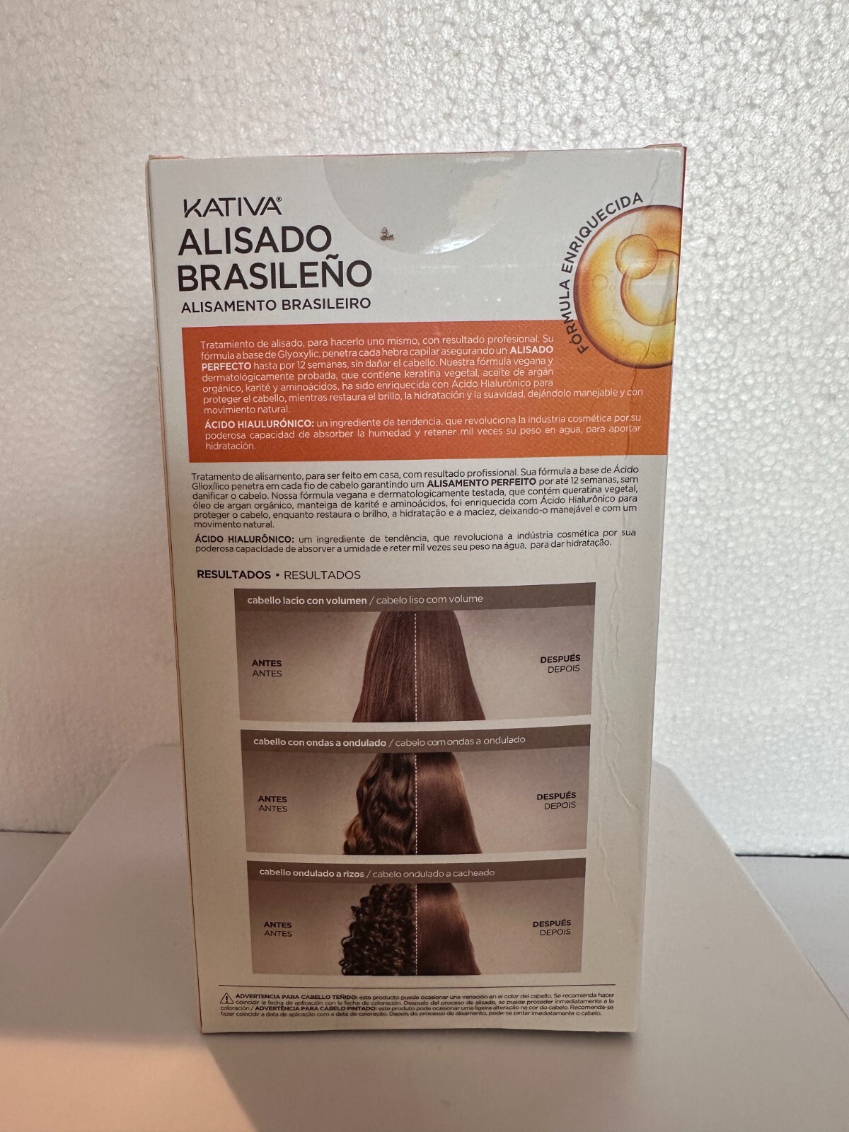 Kativa Brazilian Straightening Kit 12 Weeks of Home Use Professional Keratin