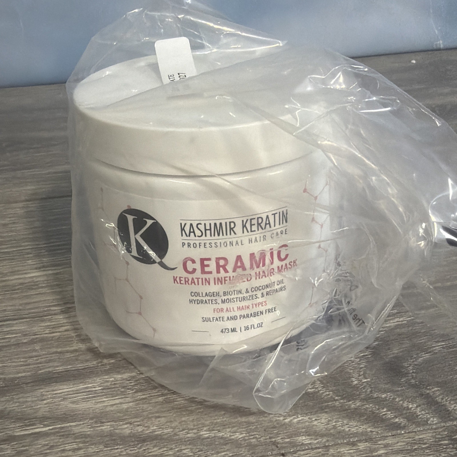 Kashmir Keratin hair mask Ceramic Mask For All Types of Hair 16 fl.oz