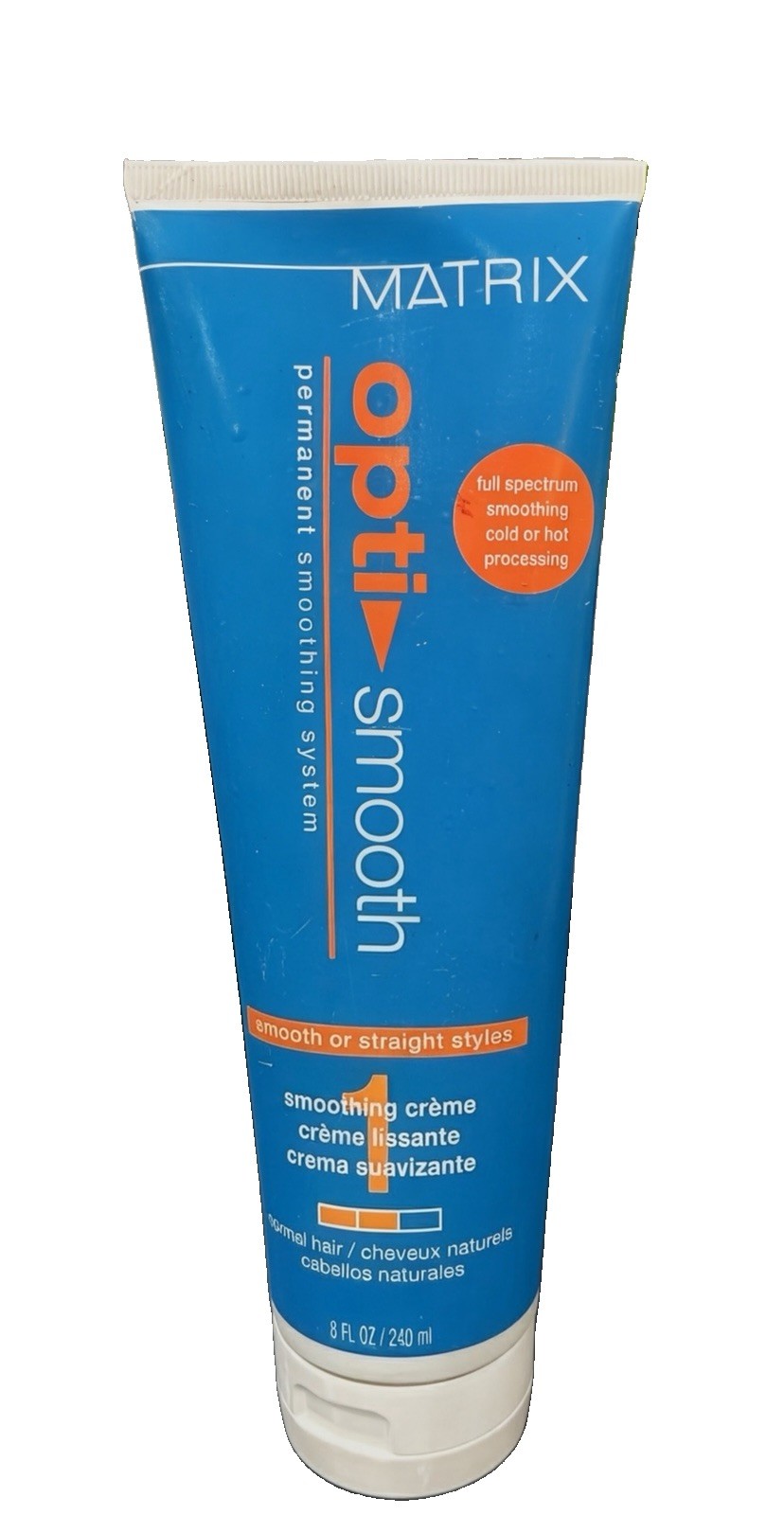 Matrix Opti Smooth 1 Smoothing Creme Normal Hair – 8 oz (Brand New / Never Used)
