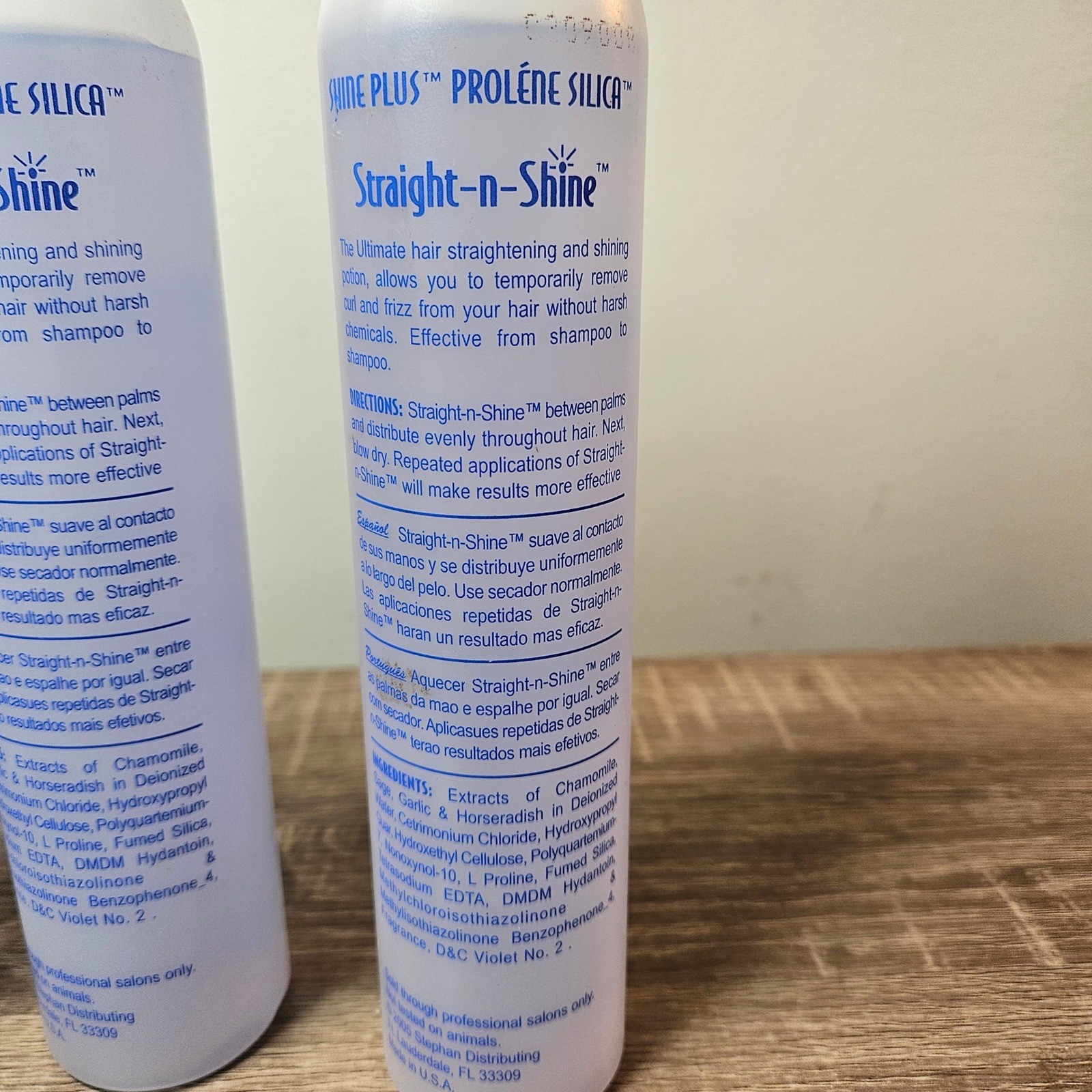 3pk Image Shine Plus Prolene Silica Straight-n-Shine Hair Straightener 10oz