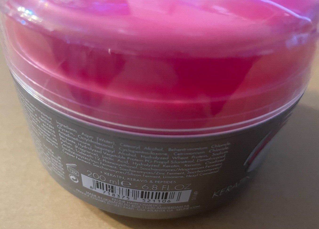 Keune Hair Beauty Care Line Keratin Smoothing Treatment for damaged hair 6.8 OZ.