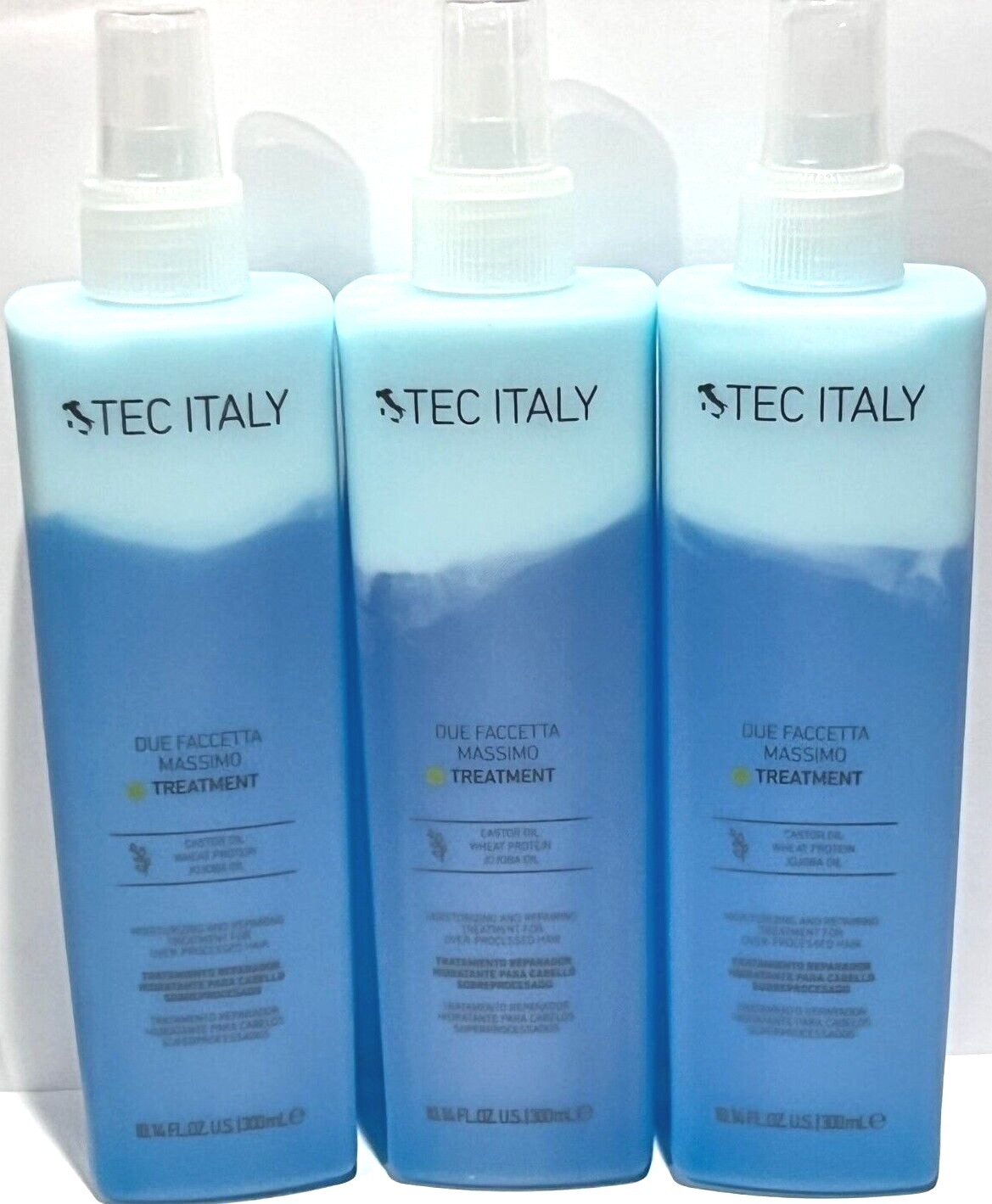 Tec Italy Hair Dimension Due Faccetta Massimo for damaged hair 3 BOTTLES