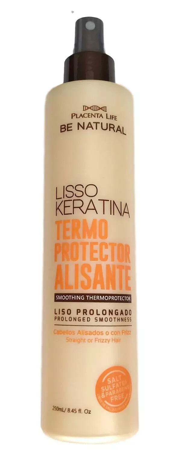 Placenta Life Lisso Keratina Smoothing Thermoprotector Straight or Frizzy 250ml