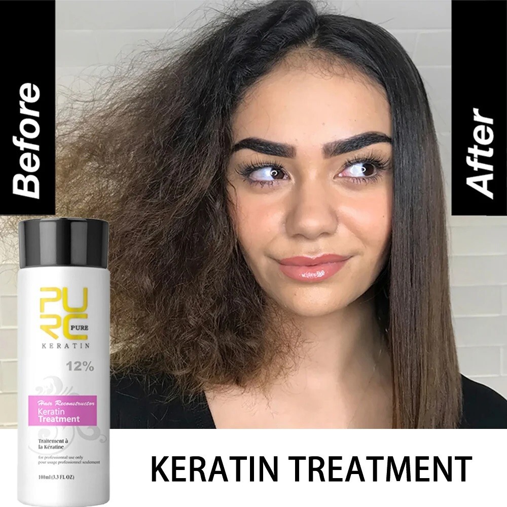 12% Brazilian Keratin Curly Frizzy Damaged Hair Straightening Repair Treatment