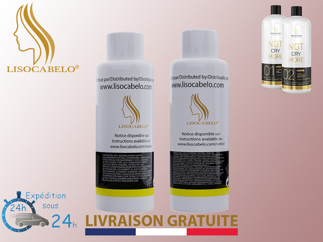 Kit 2x100ml Smoothing Without Formaldehyde to The Protein Silk borabella Nao A
