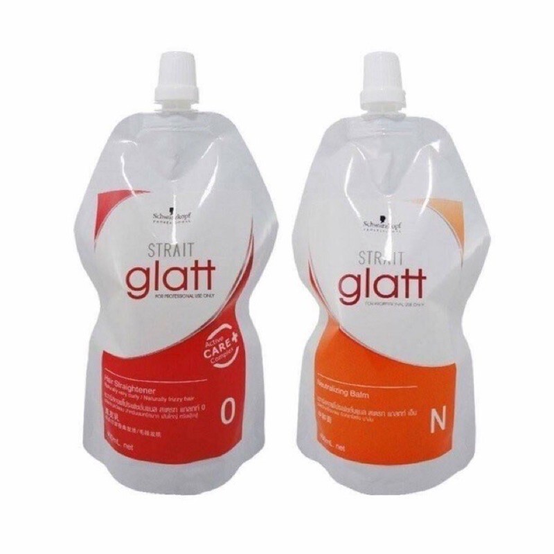 Schwarzkopf Glatt No 0 Hair Straightener Rebonding Straightening Cream 400ml