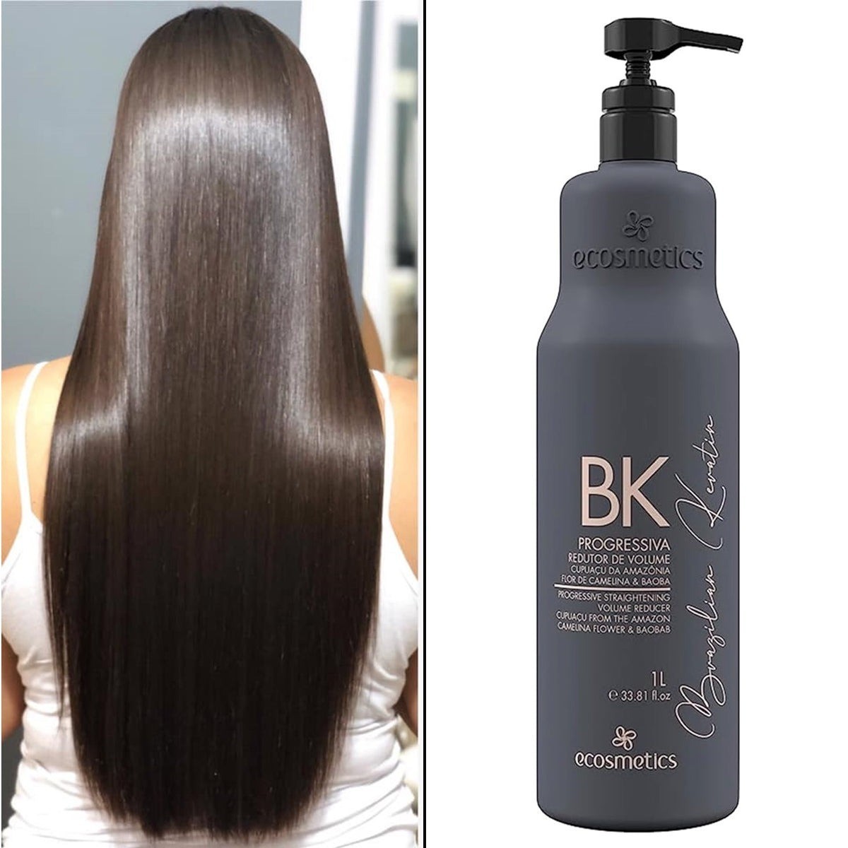 Brazilian Keratin Deluxe Ecosmetics Progressive Treatment 1 L (33.8 fl.OZ)