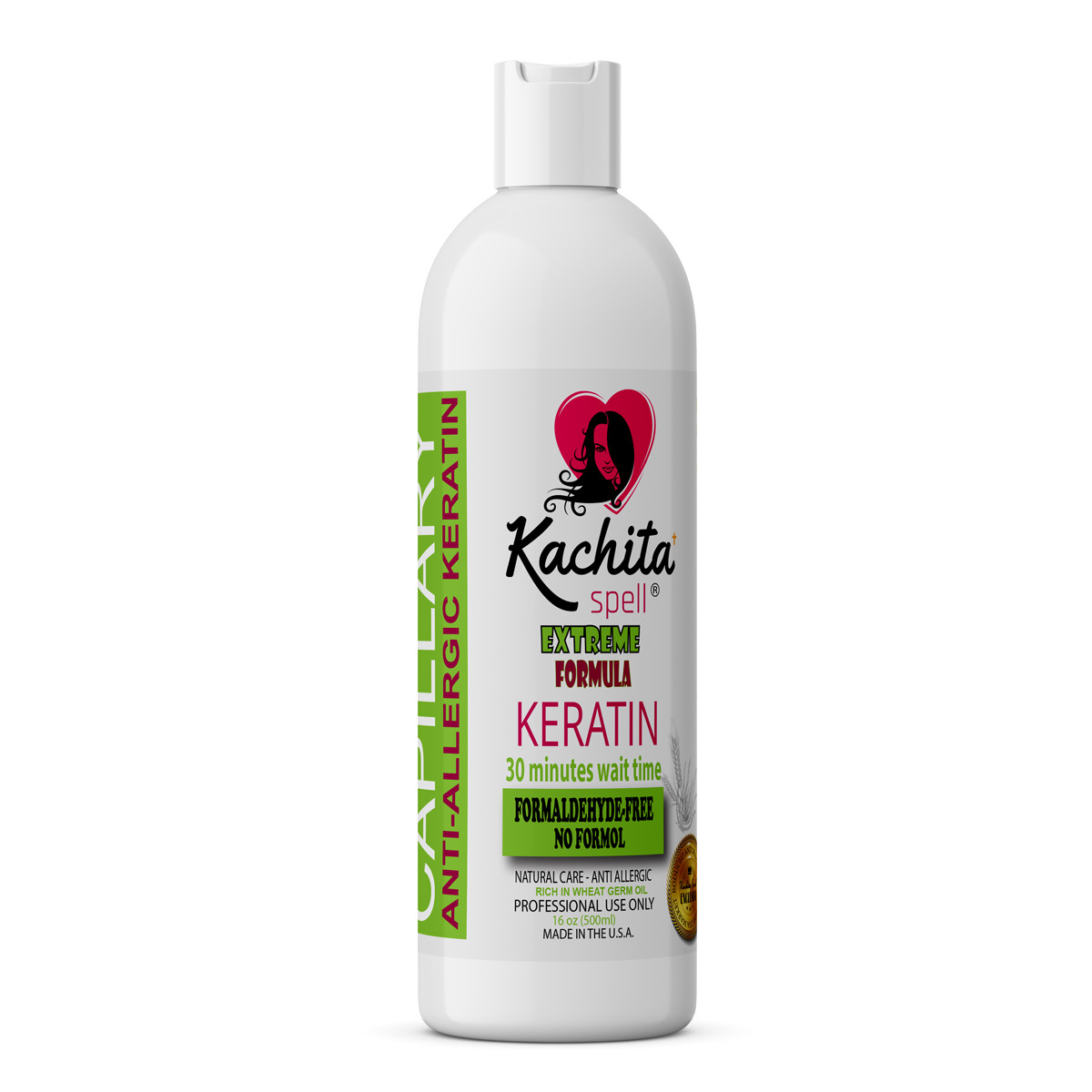 Keratin Formaldehyde-Free Kachita Spell Extreme Edition 16 oz Hypoallergenic