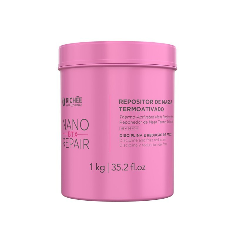 Richee Nano Btx Repair Straightening Hair Mask – Repositor de Massa – 1kg 35 oz