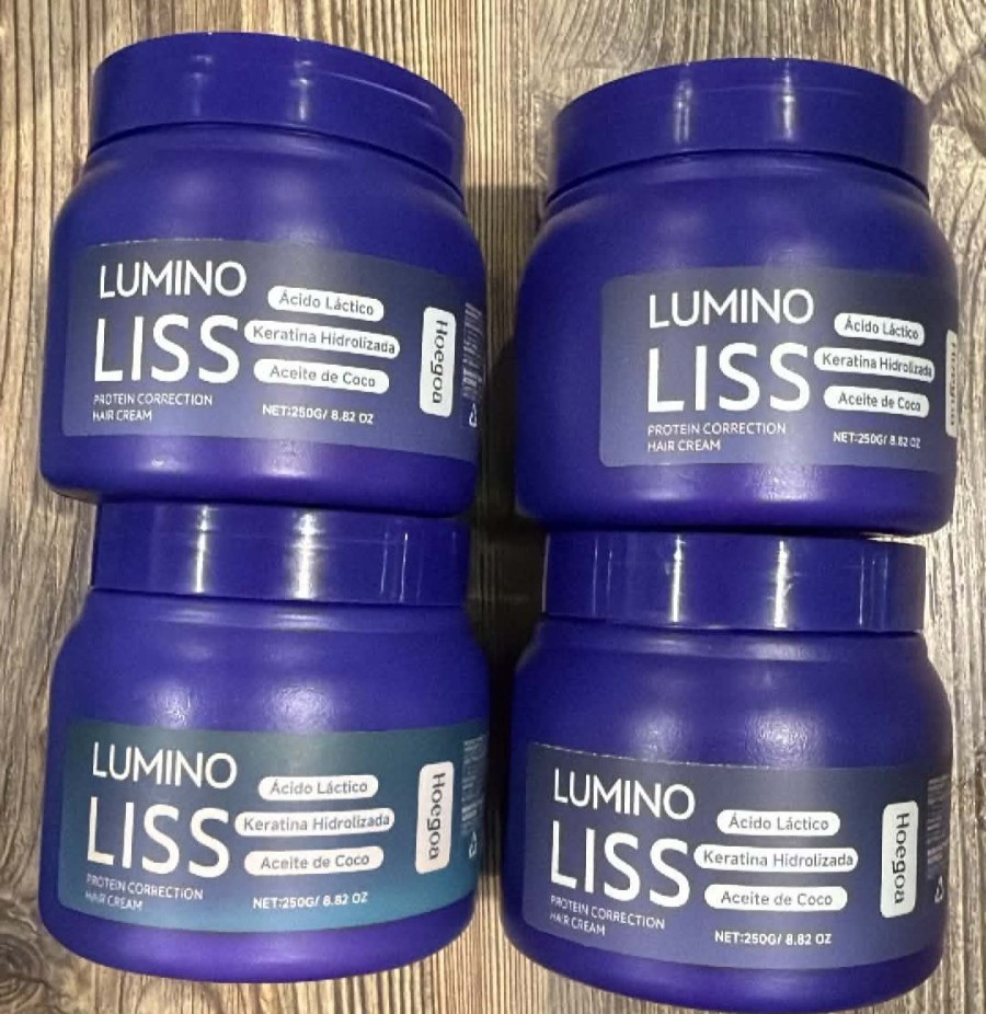 4PK Lumino Liss Protein Correction Hair Cream ~ 8.82 OZ EACH ~ EXP 7/28 ~ SEALED