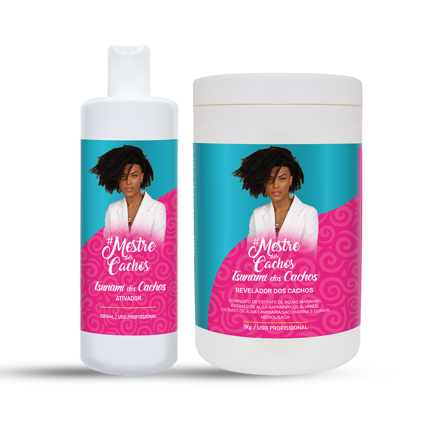 Kit Tsunami of Curls – Curl Master / Ativador 500ml + Curl Developer 1kg