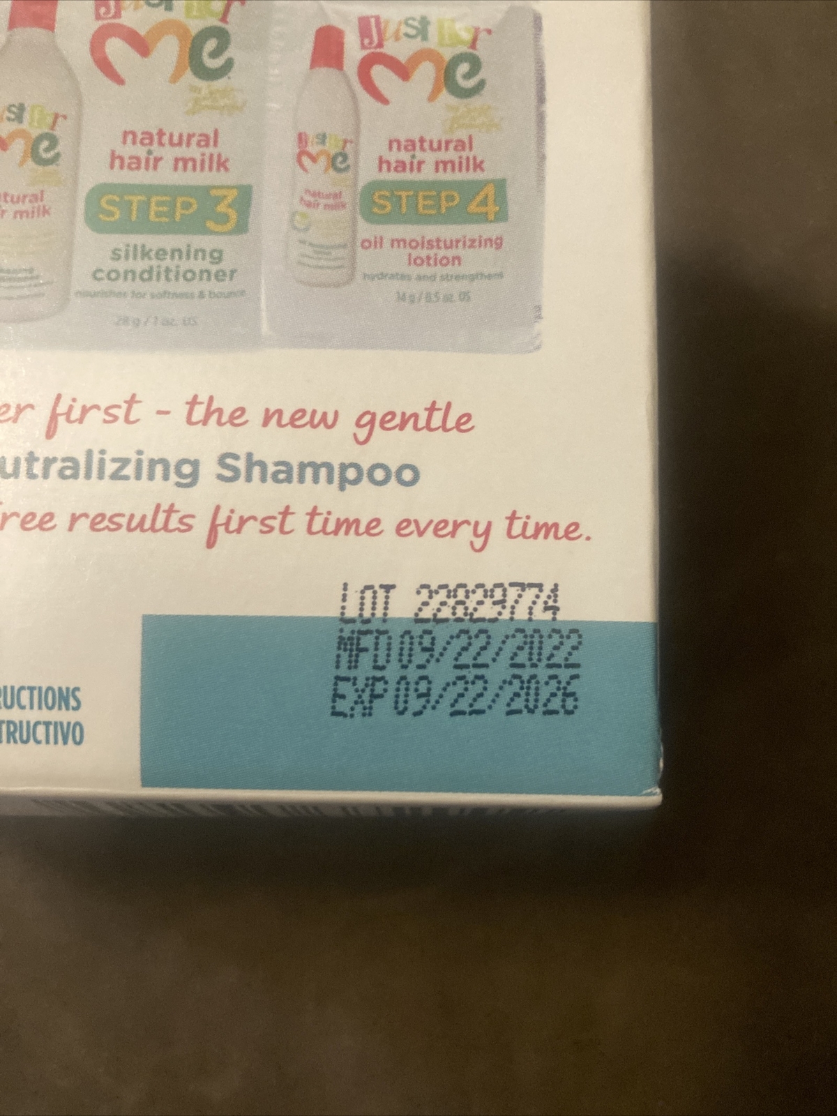 JUST FOR ME NO-LYE CONDITIONING CREME RELAXER KIT, CHILDREN’S REGULAR,NEW SEALED